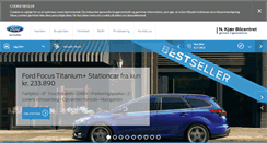 Desktop Screenshot of ford.nkjaer.dk