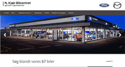 Desktop Screenshot of nkjaer.dk